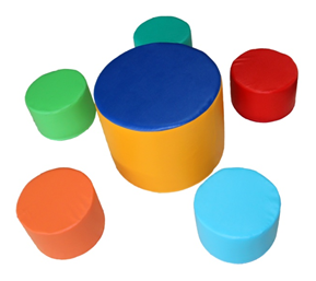 Игровая мебель "Посиделки" (6 банкеток) - fgospostavki.ru - Челябинск