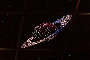 Потолок "Звездное небо с анимационным фибероптическим эффектом сатурн" - fgospostavki.ru - Челябинск