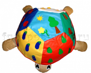 Дидактический чехол к черепахе «Весёлый огород» Д=100 см - fgospostavki.ru - Челябинск