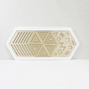 Декоративная тактильная панель - «Рельефные многоугольные формы» - fgospostavki.ru - Челябинск