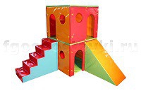 Домик игровой двухэтажный (комплект) - fgospostavki.ru - Челябинск