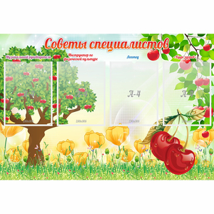 Стенд "Советы специалистов" с 4 карманами - fgospostavki.ru - Челябинск