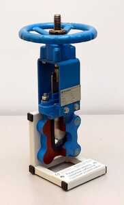 Разрезная модель задвижки шиберной с ручным управлением - fgospostavki.ru - Челябинск