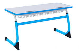 Парта SMARTY двухместная регулируемая по высоте с антивандальной кромкой - fgospostavki.ru - Челябинск