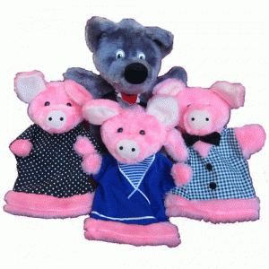 Набор перчаточных кукол "Три поросенка" - fgospostavki.ru - Челябинск