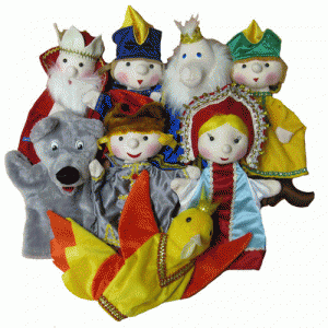 Набор перчаточных кукол "Иван-царевич и серый волк" - fgospostavki.ru - Челябинск