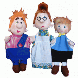 Набор перчаточных кукол "Карлсон, который живет на крыше" - fgospostavki.ru - Челябинск