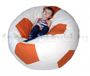 Кресло "Футбольный мяч" с гранулами с чехлом из жаккарда - fgospostavki.ru - Челябинск