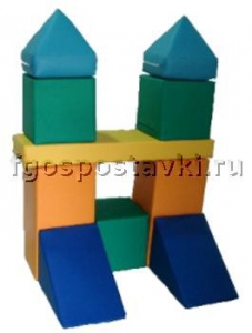 Мягкий модуль-конструктор "Городок" (10 элементов) - fgospostavki.ru - Челябинск