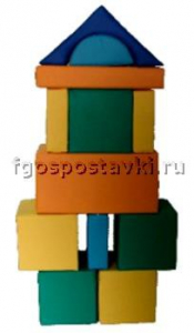 Мягкий модуль-конструктор "Городок" (12 элементов) - fgospostavki.ru - Челябинск
