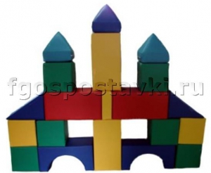 Мягкий модуль-конструктор "Городок" (20 элементов) - fgospostavki.ru - Челябинск