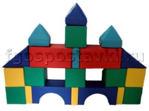 Мягкий модуль-конструктор "Городок" (21 элемент) - fgospostavki.ru - Челябинск