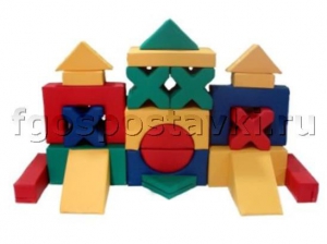 Мягкий модуль-конструктор "Городок" (23 элемента) - fgospostavki.ru - Челябинск