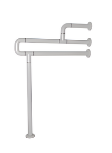 Поручень напольно-настенный с антибактериальным покрытием (белый) - fgospostavki.ru - Челябинск