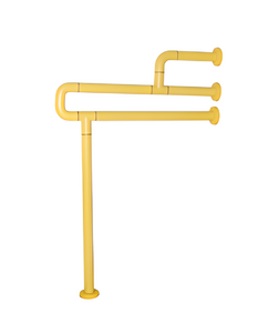 Поручень напольно-настенный с антибактериальным покрытием (желтый) - fgospostavki.ru - Челябинск