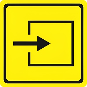 Тактильный знак (вход в помещение) 100х100 - fgospostavki.ru - Челябинск