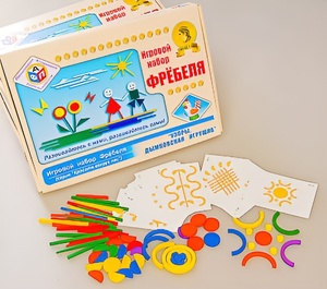 Игровой набор Фребеля "Узоры. Дымковская игрушка" (серия "Красота вокруг нас") - fgospostavki.ru - Челябинск