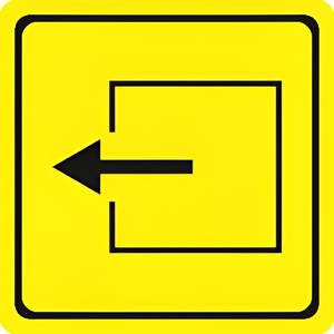 Тактильный знак (выход из помещения) 100х100 - fgospostavki.ru - Челябинск