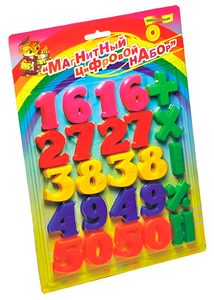 Магнитный цифровой набор (со шрифтом Брайля) - fgospostavki.ru - Челябинск