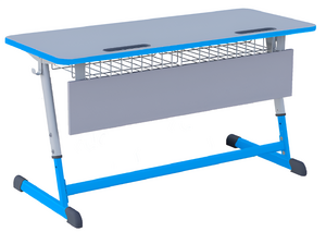 Парта NOMAD двухместная регулируемая по высоте с антивандальной кромкой - fgospostavki.ru - Челябинск