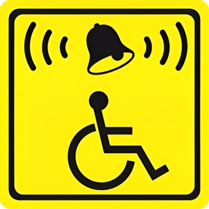 Тактильный знак (кнопка вызова) 100х100 - fgospostavki.ru - Челябинск