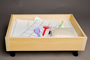 Игровой набор для экспериментов с песком "Песочница" (бук) - fgospostavki.ru - Челябинск