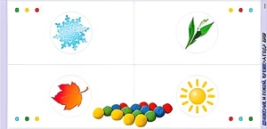 Игровой набор Фребеля "Времена года" (серия "Движение и покой") - fgospostavki.ru - Челябинск