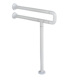 Поручень напольно-настенный с антибактериальным покрытием (белый) - fgospostavki.ru - Челябинск