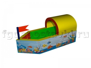 Сухой бассейн "Кораблик" с шелкографией - fgospostavki.ru - Челябинск