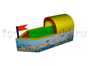 Сухой бассейн "Кораблик" с шелкографией - fgospostavki.ru - Челябинск