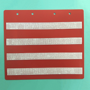 Красный лист-вкладыш в папку ПЕКС БОЛЬШАЯ  для карточек 4*4 см - fgospostavki.ru - Челябинск