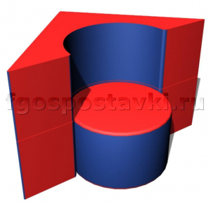 Кресло-пуф модульное ВИК - fgospostavki.ru - Челябинск