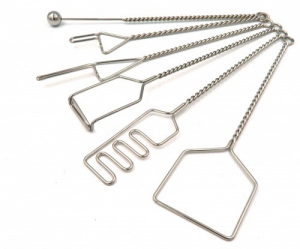 Постановочные зонды на витых ручках с колечком (с металлическим шариком). Комплект из 6 зондов - fgospostavki.ru - Челябинск