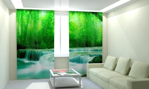 Комплект светонепроницаемых штор "Быстрая река" - fgospostavki.ru - Челябинск