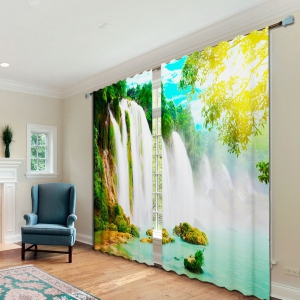 Комплект светонепроницаемых штор "Водопад" - fgospostavki.ru - Челябинск