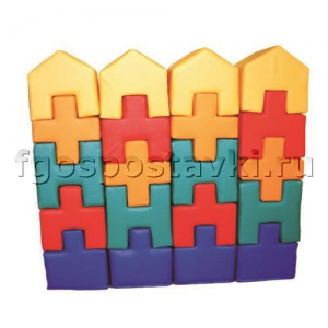 Мягкий модуль-конструктор "Строитель" (20 элементов) - fgospostavki.ru - Челябинск