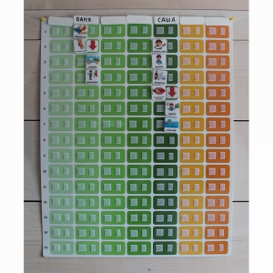 Панель для визуального расписания с цветными ячейками - fgospostavki.ru - Челябинск