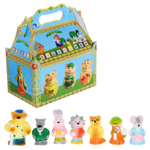 Набор резиновых игрушек "Теремок" - fgospostavki.ru - Челябинск