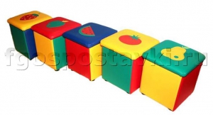 Пуфик "Веселый огород" - fgospostavki.ru - Челябинск