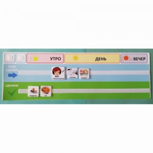 Визуальное расписание на день (для карточек размером 5-5 и 6-6 см) - fgospostavki.ru - Челябинск