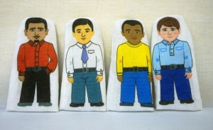 Набор пальчиковых кукол "Расы", 4 штуки - fgospostavki.ru - Челябинск