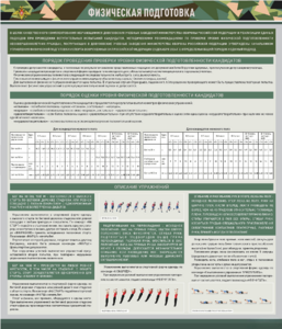 Стенд "Физическая подготовка" - fgospostavki.ru - Челябинск