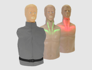 "Александр-03" тренажер-манекен взрослого пострадавшего для отработки приемов сердечно-легочной реанимации (голова, торс) со светозвуковым индикатором - fgospostavki.ru - Челябинск