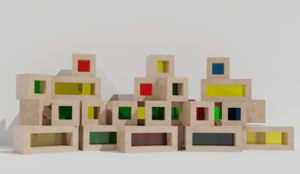 Детский развивающий набор из разноцветных элементов - fgospostavki.ru - Челябинск