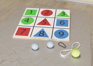 Мишень напольная цветная с цифрами - fgospostavki.ru - Челябинск