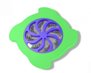 Тактильно-развивающая панель «Вращение радуги» - fgospostavki.ru - Челябинск