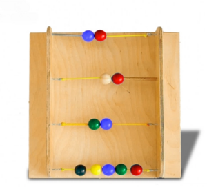 Тактильно-развивающая панель с текстурами и радужными шариками - fgospostavki.ru - Челябинск