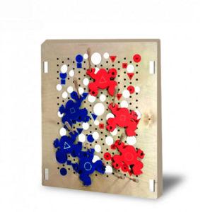 Тактильно-развивающая панель «Цветные лягушки» - fgospostavki.ru - Челябинск