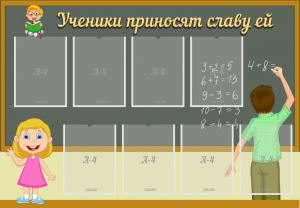 Стенд "Ученики приносят славу ей" - fgospostavki.ru - Челябинск