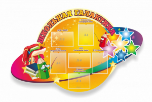 Стенд "Школьная галактика" резной стенд - fgospostavki.ru - Челябинск